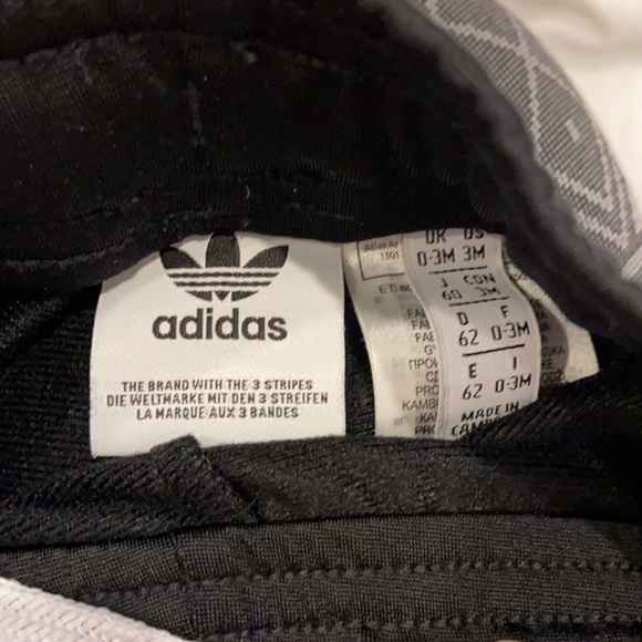Like New! adidas Black & White Warm Up Suit - Picture 8 of 9
